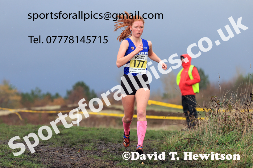 Womens Under-17s 2025 Start Fitness NEHL, Wrekenton, Gateshead, Sunday, November 23rd. Photo: David T. Hewitson/Sports for All Pics